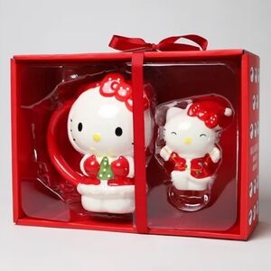 Hello Kitty Holiday Mug and Figurine Set